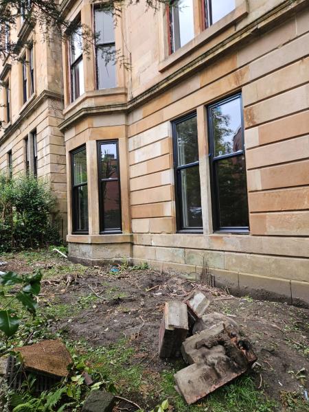 Traditional sliding sash windows in Glasgow 